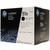 HP 51X (Q7551XD) Svart Toner 2-Pack (Original HP)